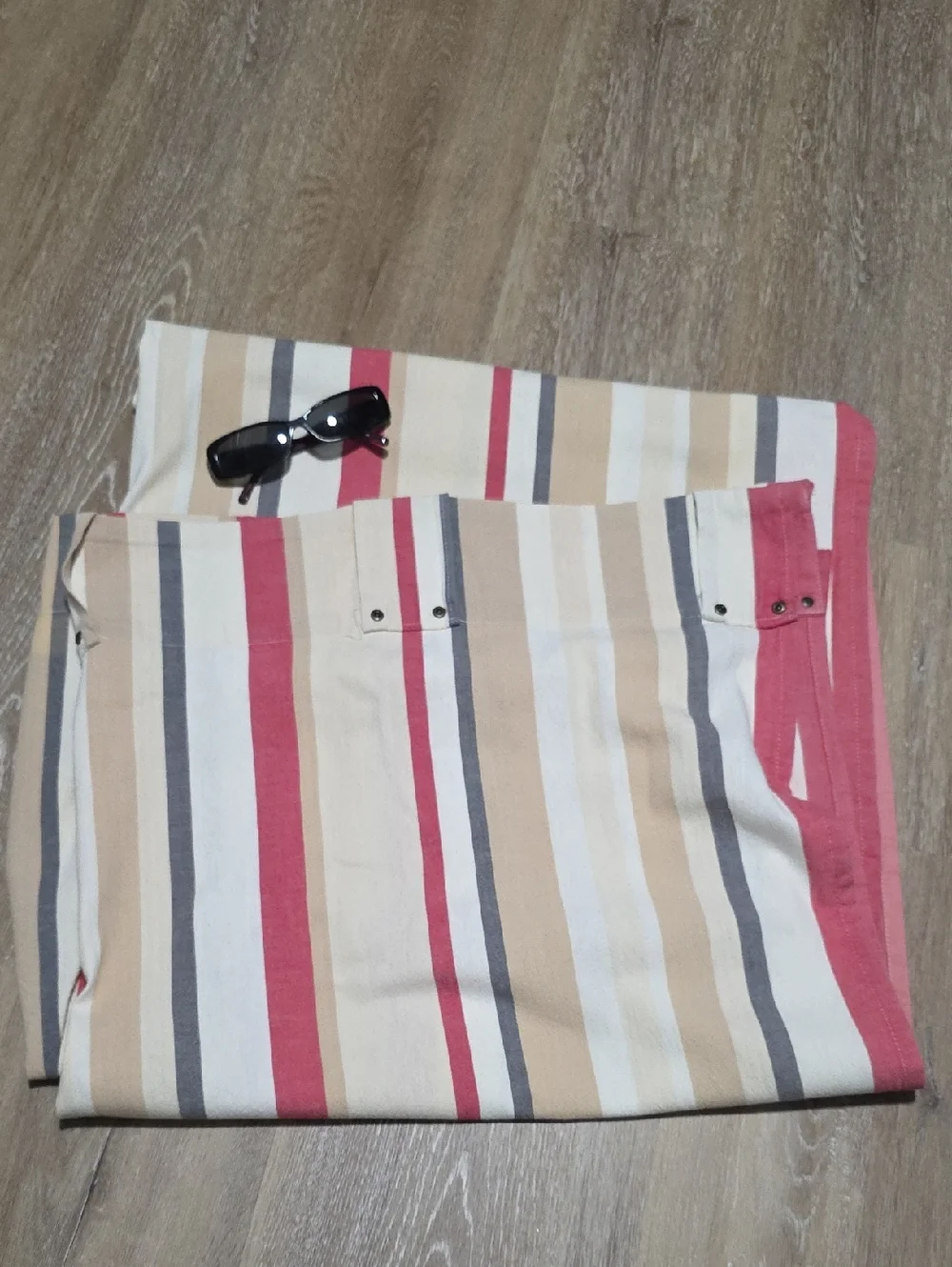 Croscill Potomac Striped Top Grommet Drapery Panel